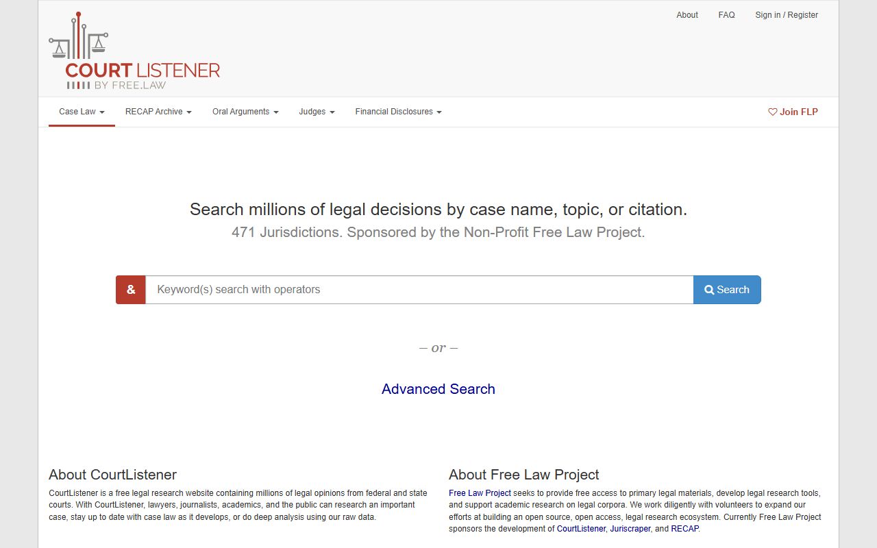 Murray County District Court CourtListener legal research alternative