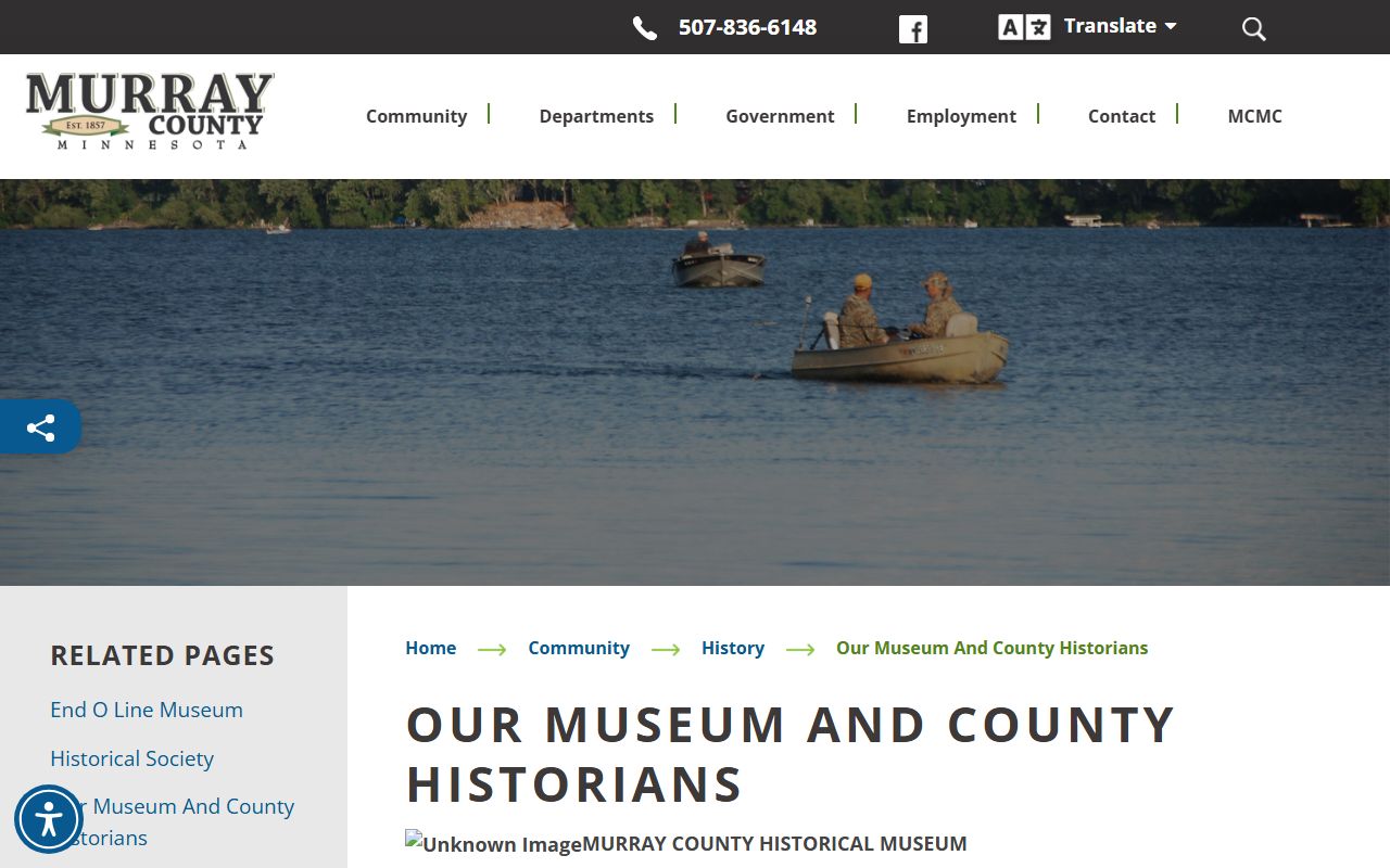Murray County court records local history page