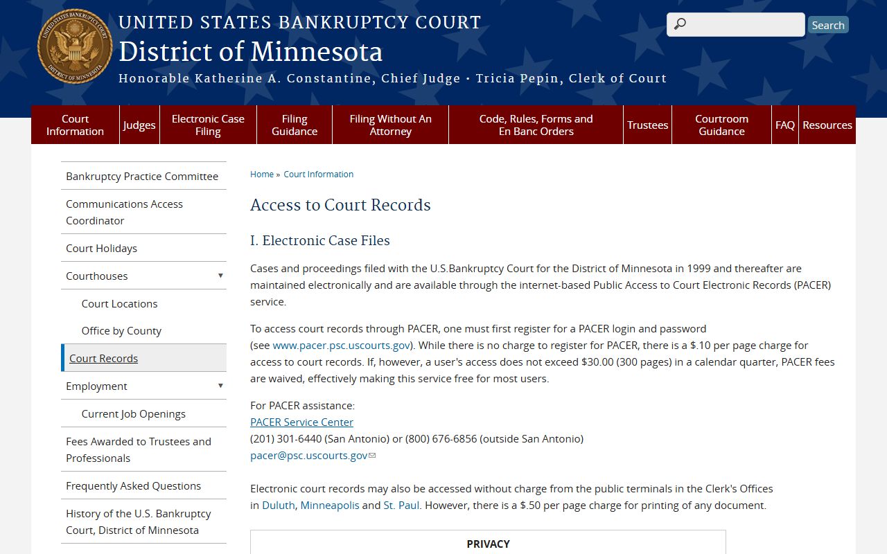 Murray County probate records bankruptcy access to records page